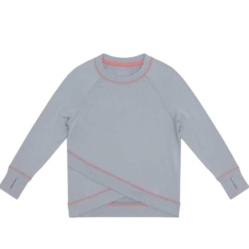 Kirkland Signature Girls' Long Sleeve Sweatshirt Pullover NWT